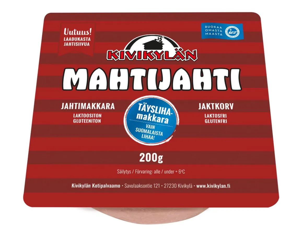 KIVIKYLÄN MAHTIJAHTI MAKKARASIIVU 200 G