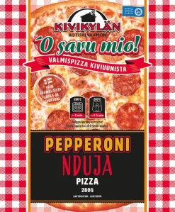 KIVIKYLÄN PEPPERONI-NJUDAPIZZA 280 G