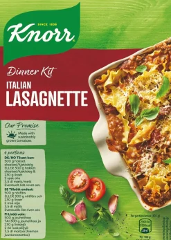 KNORR DINNER KIT ITALIAN LASAGNETTE 270 G