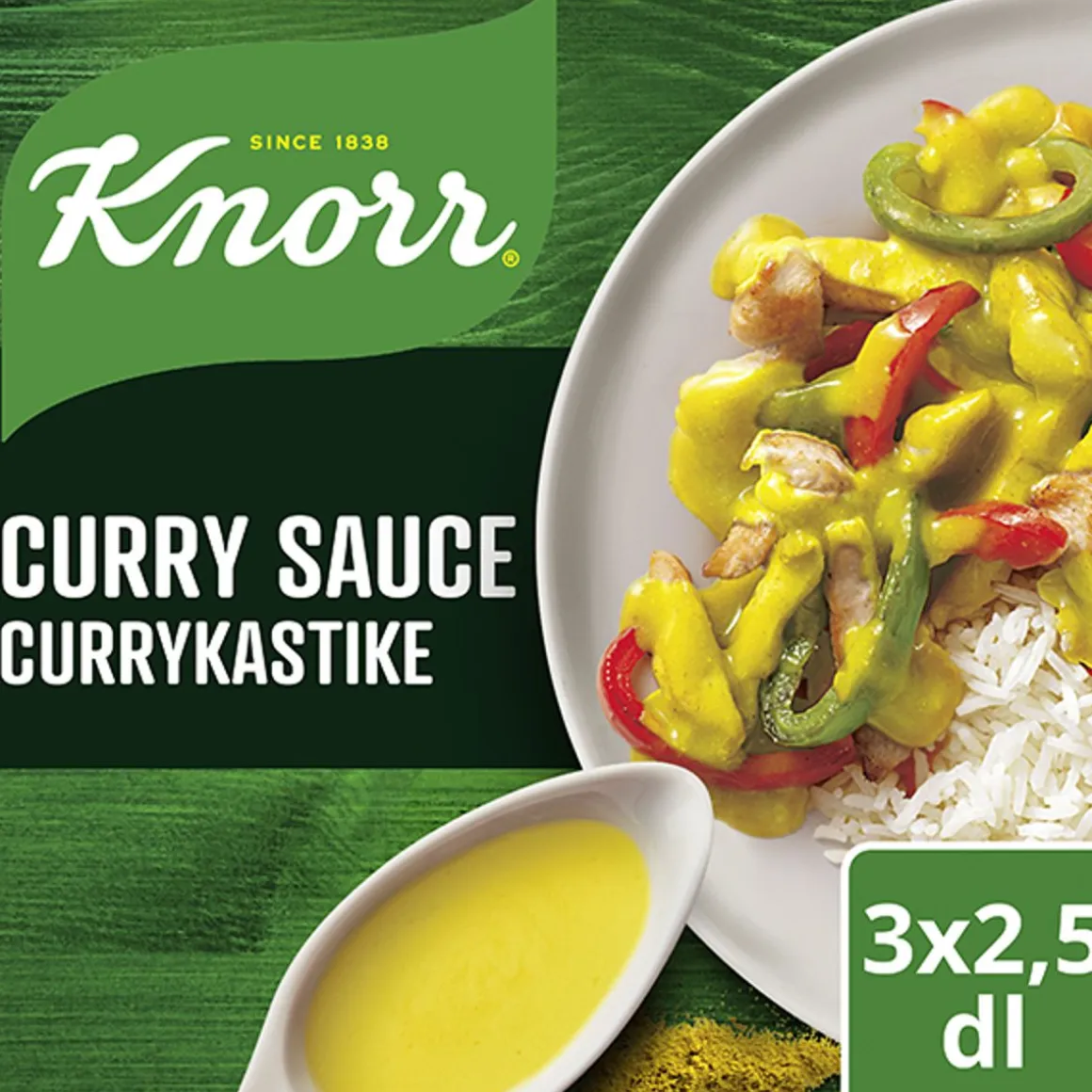 KNORR KASTIKEAINES CURRYKASTIKE 3 X 24 G 72 G