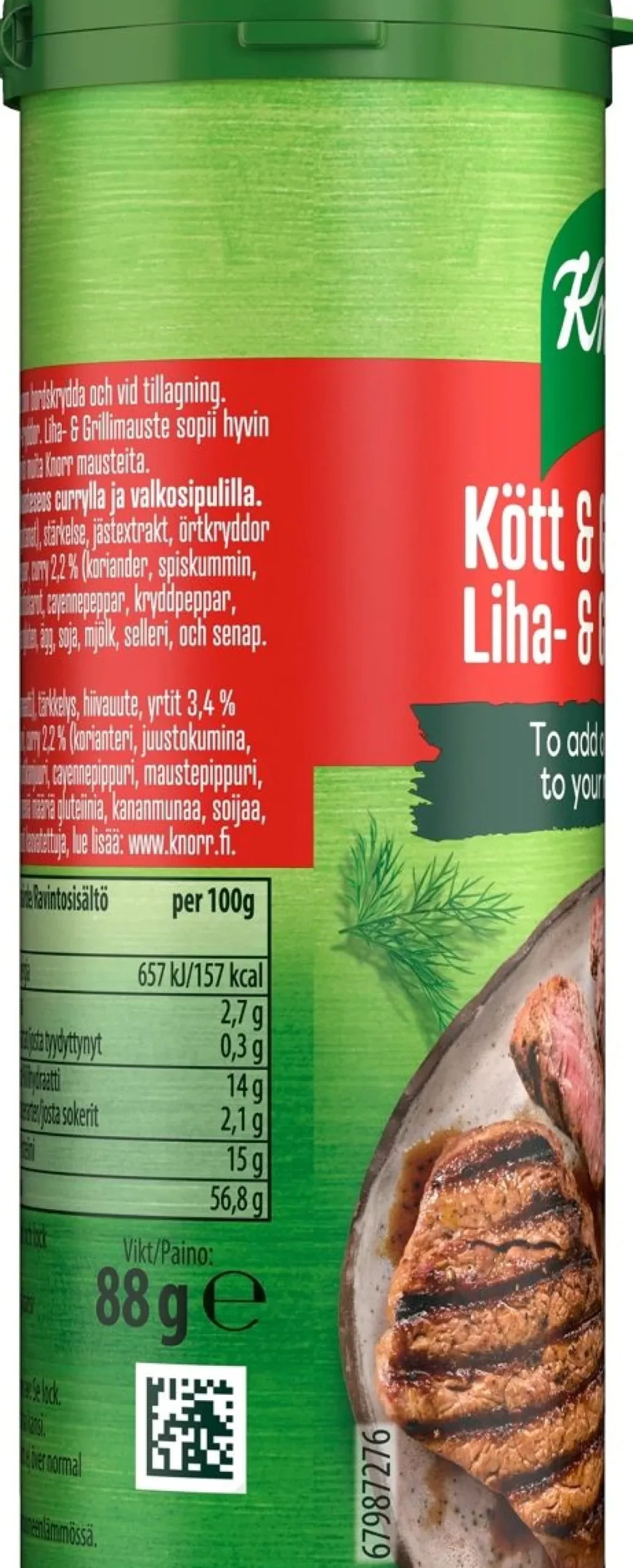 KNORR LIHA- JA GRILLAUSMAUSTESEOS SIROTIN 88 G