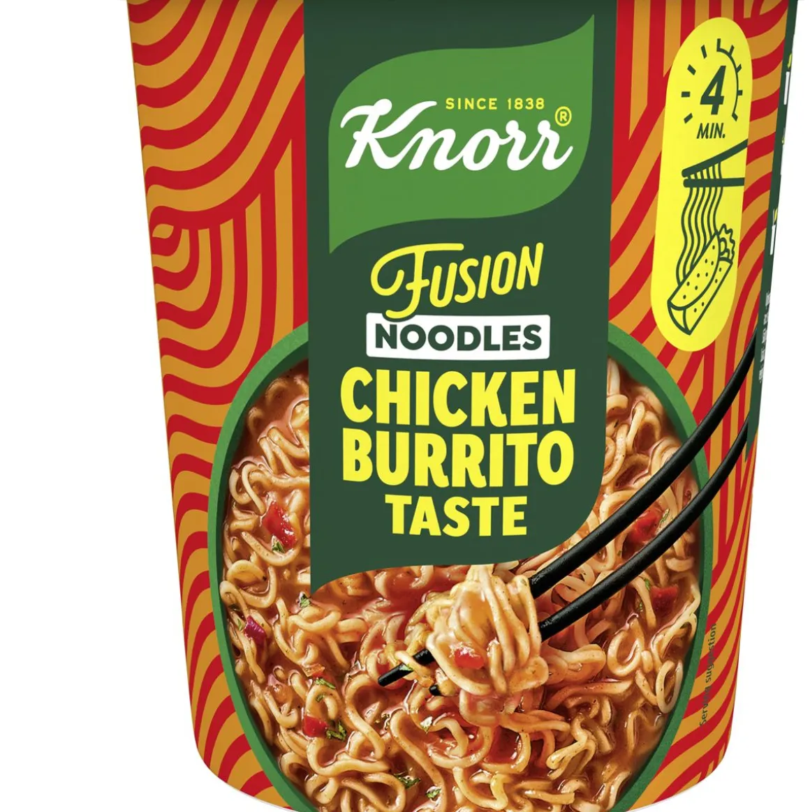 KNORR FUSION NOODLE CHICKEN BURRITO 89 G