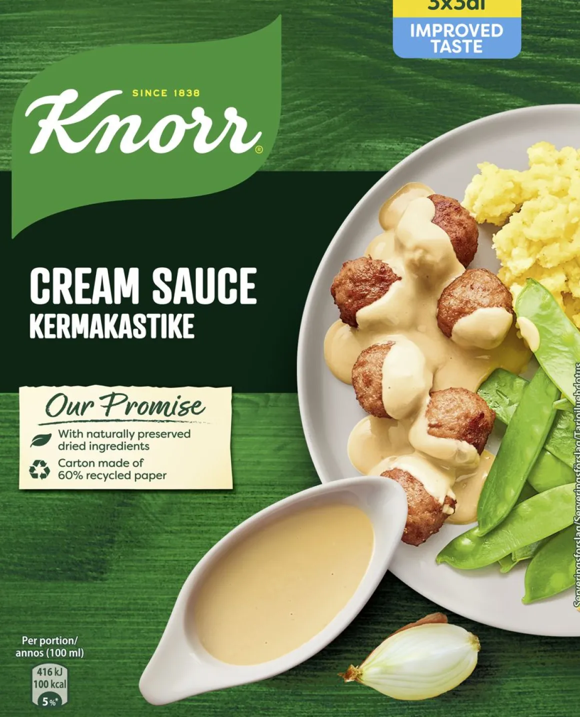 KNORR KASTIKEAINES KERMAKASTIKE 3 X 32 G 96 G