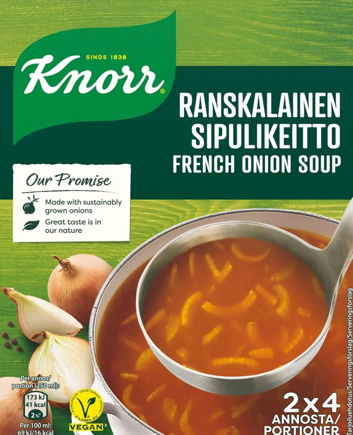 KNORR RANSKALAINEN SIPULIKEITTO 2-PACK 104 G