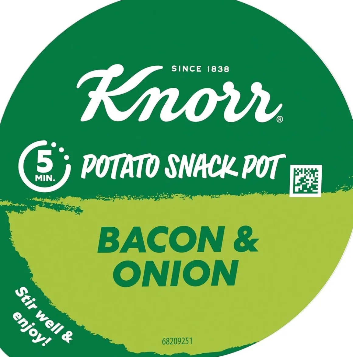 KNORR SNACK POT BACON & ONION 51 G