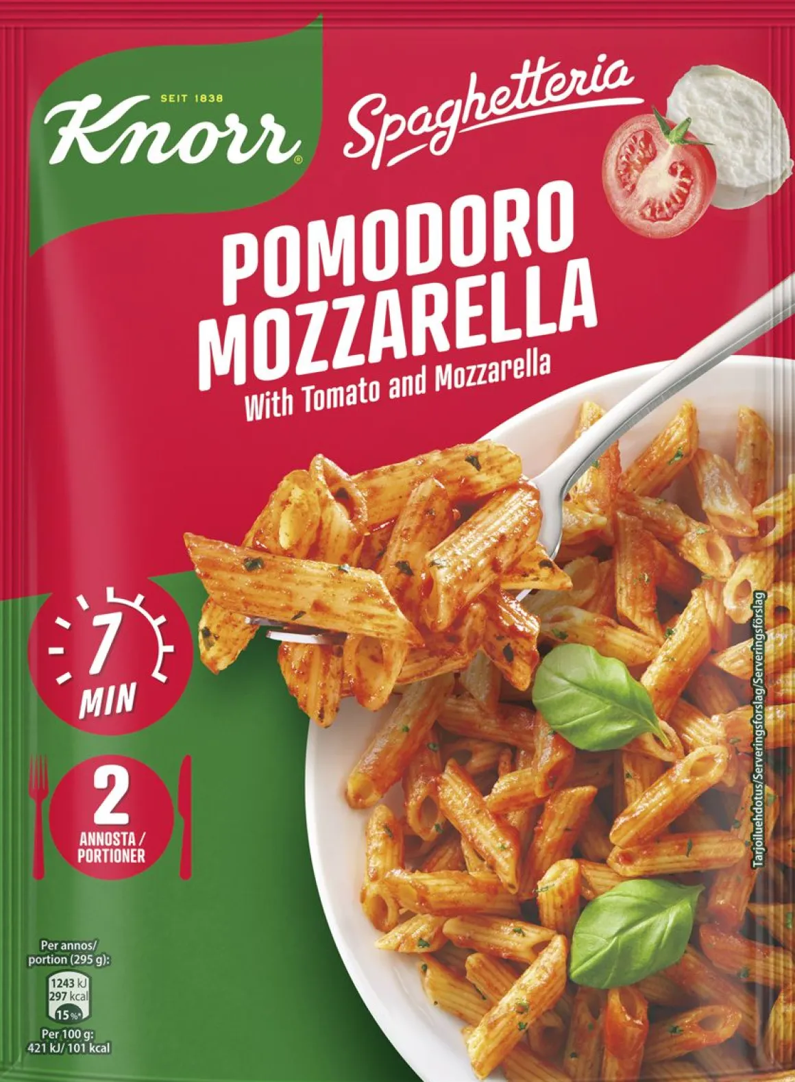KNORR SPAGHETTERIA MOZZARELLA 163 G