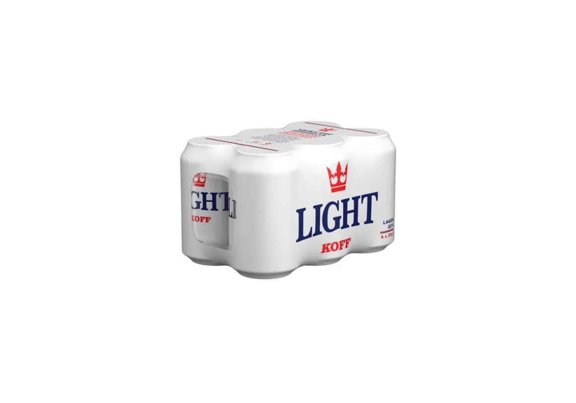KOFF LIGHT LAGER 3,5% 0,33 TLK 6-PACK 1,98 L