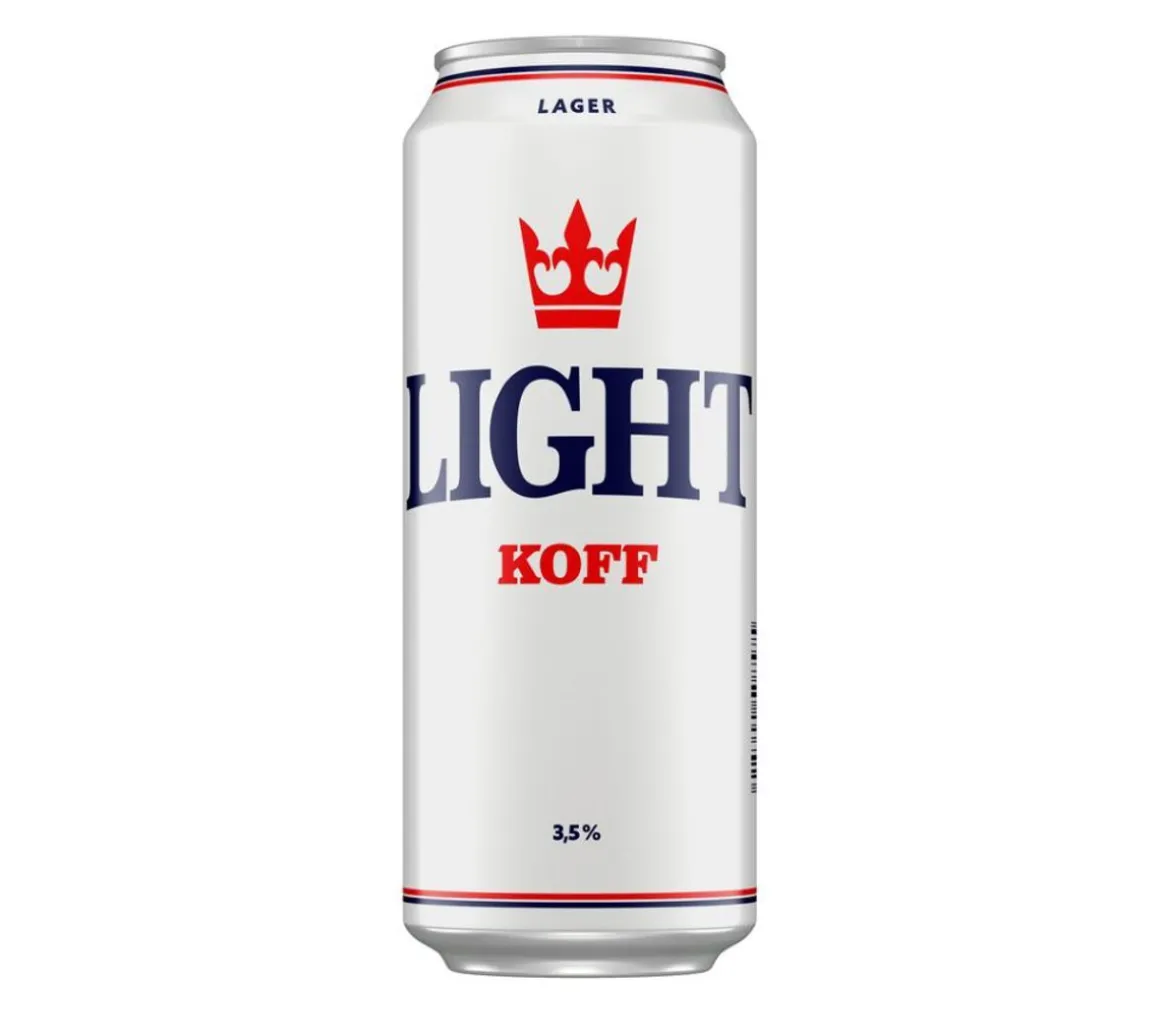 KOFF LIGHT LAGER 3,5% TLK 500 ML