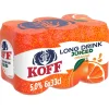 KOFF LONG DRINK 5% JUICED ORANGE 0,33 TLK 6-PACK 1,98 L