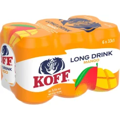 KOFF LONG DRINK 5,5% MANGO 0,33 TLK 6-PACK 1,98 L