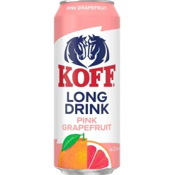 KOFF LONG DRINK 5,5% PINK GRAPERUIT TLK 500 ML