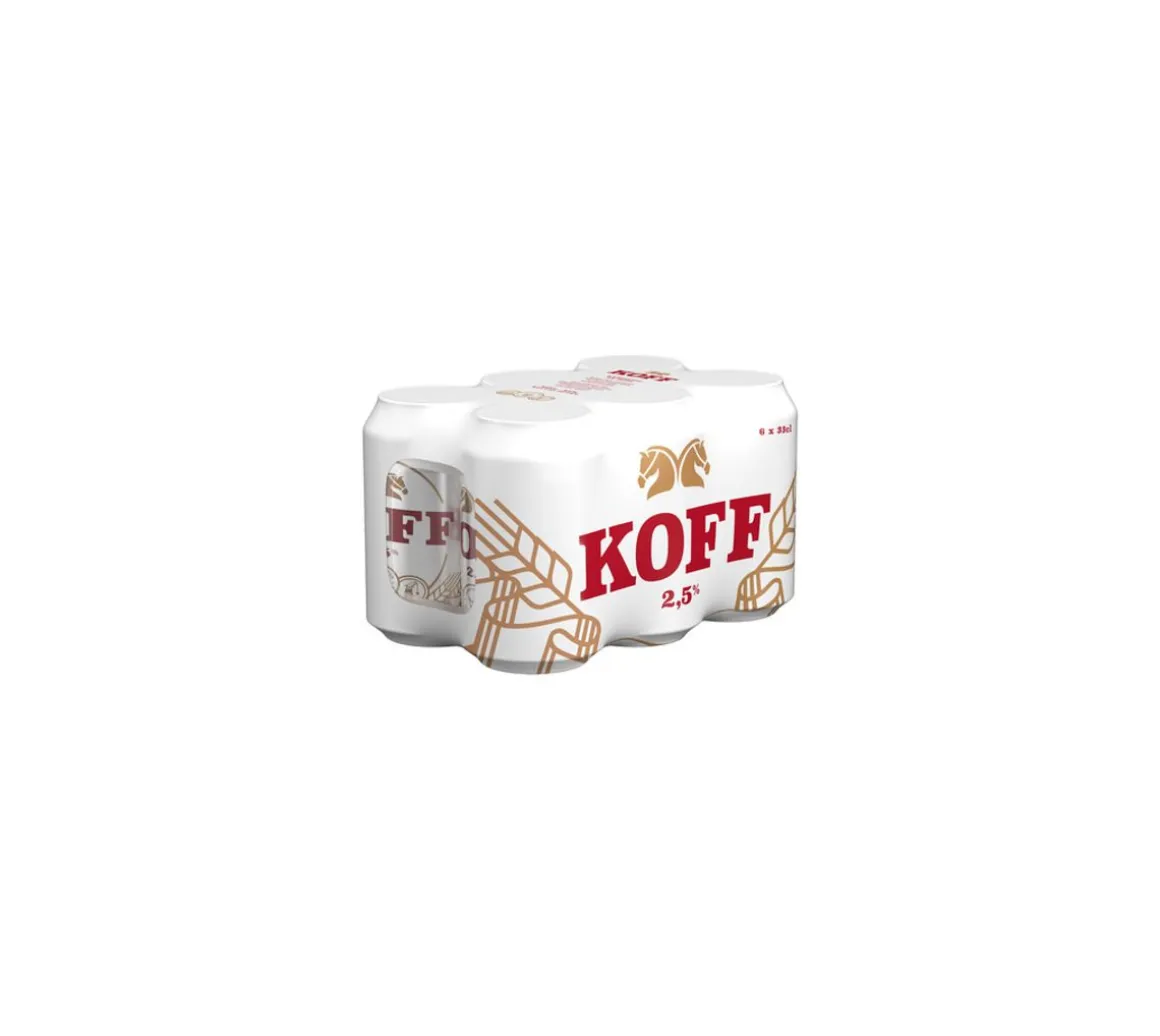 KOFF 2,5% 0,33 6-PACK TLK 1,98 L