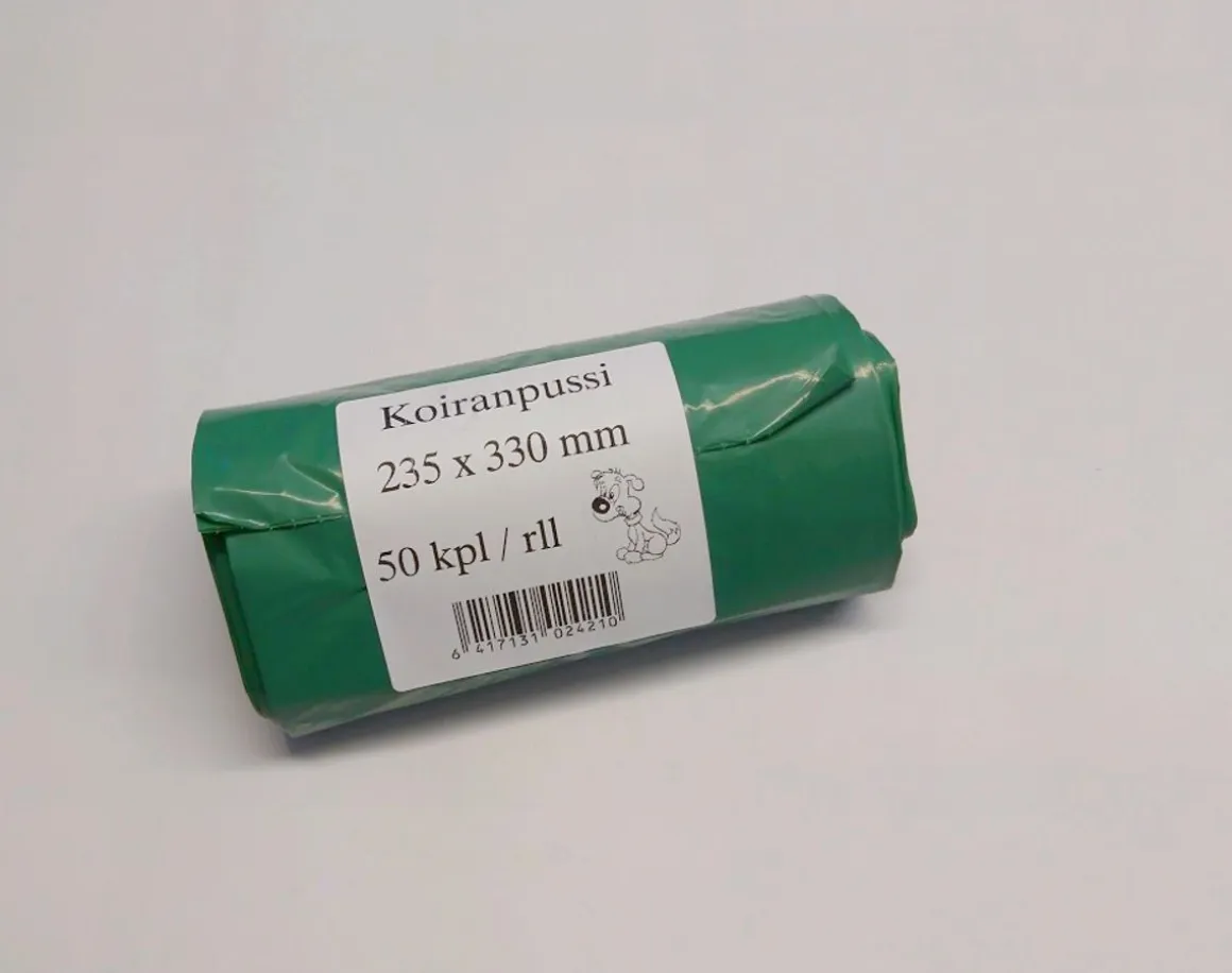 KOIRANKAKKAPUSSI VIHREÄ 50KPL