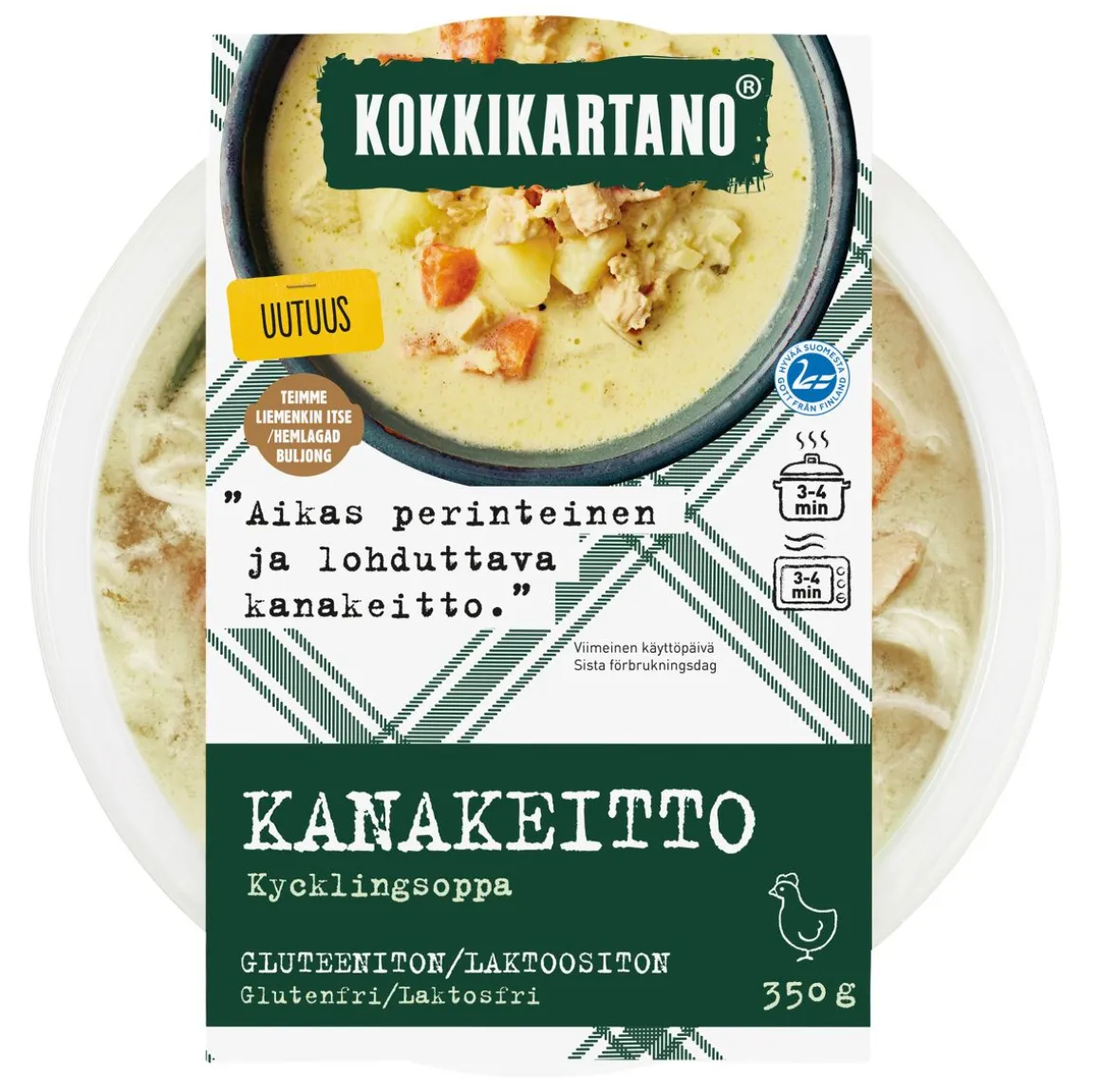 KOKKIKARTANO KANAKEITTO 350 G