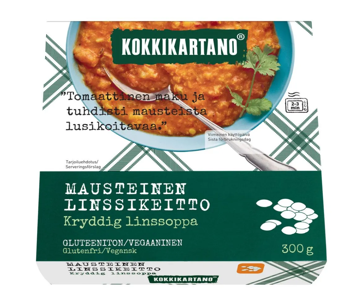KOKKIKARTANO MAUSTEINEN LINSSIKEITTO 300 G