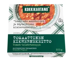 KOKKIKARTANO TOMAATTINEN KIKHERNEKEITTO 300 G