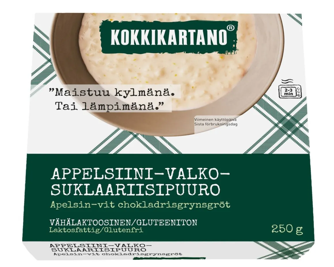 KOKKIKARTANO APPELSIINI-VALKOSUKLAAPUURO 250 G