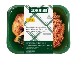 KOKKIKARTANO BROILERIA JA TOMAATTIVUOHENJUUSTOPASTAA 350 G