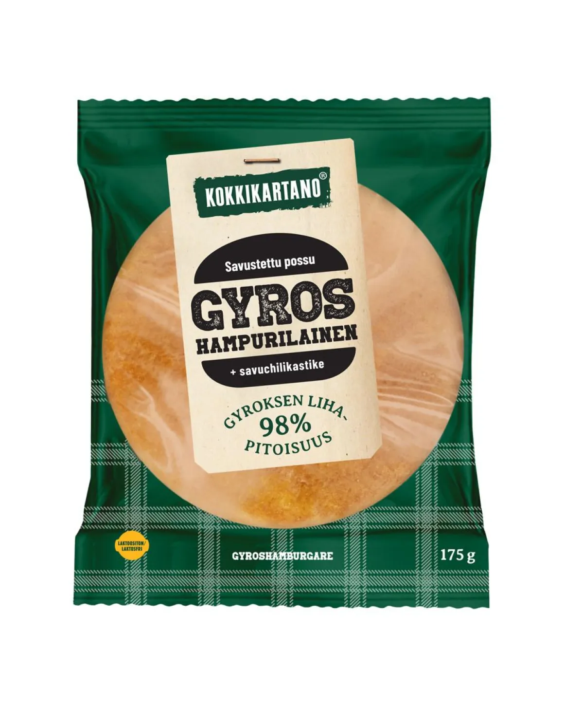 KOKKIKARTANO GYROS HAMPURILAINEN 175 G