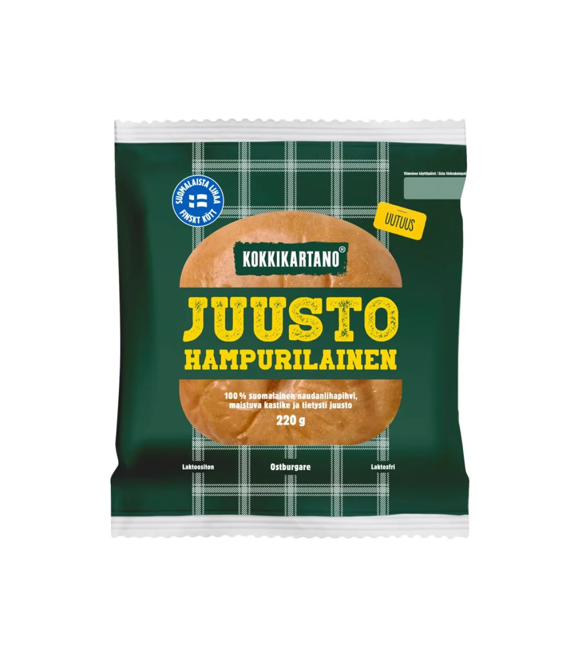 KOKKIKARTANO JUUSTOHAMPURILAINEN 220 G