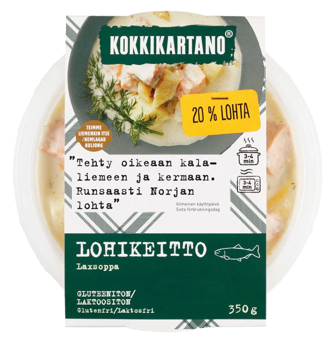 KOKKIKARTANO LOHIKEITTO 350 G