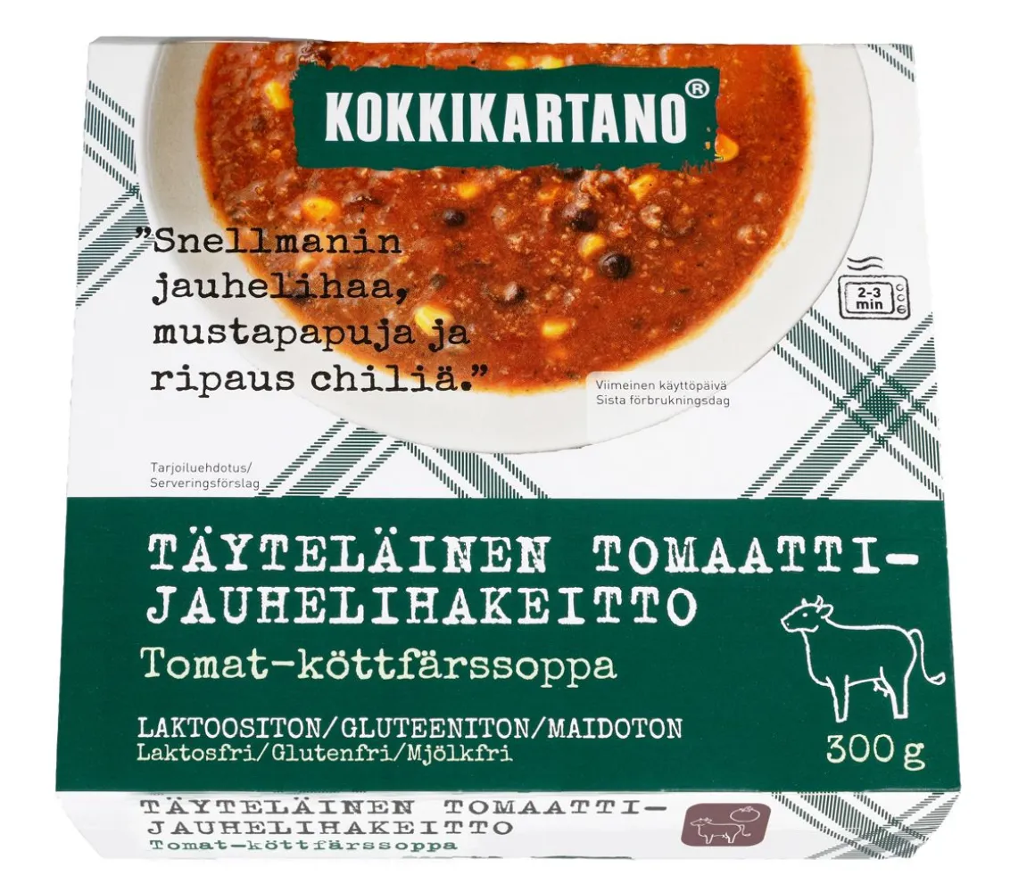 KOKKIKARTANO TÄYTELÄINEN TOMAATTI-JAUHELIHAKEITTO 300 G