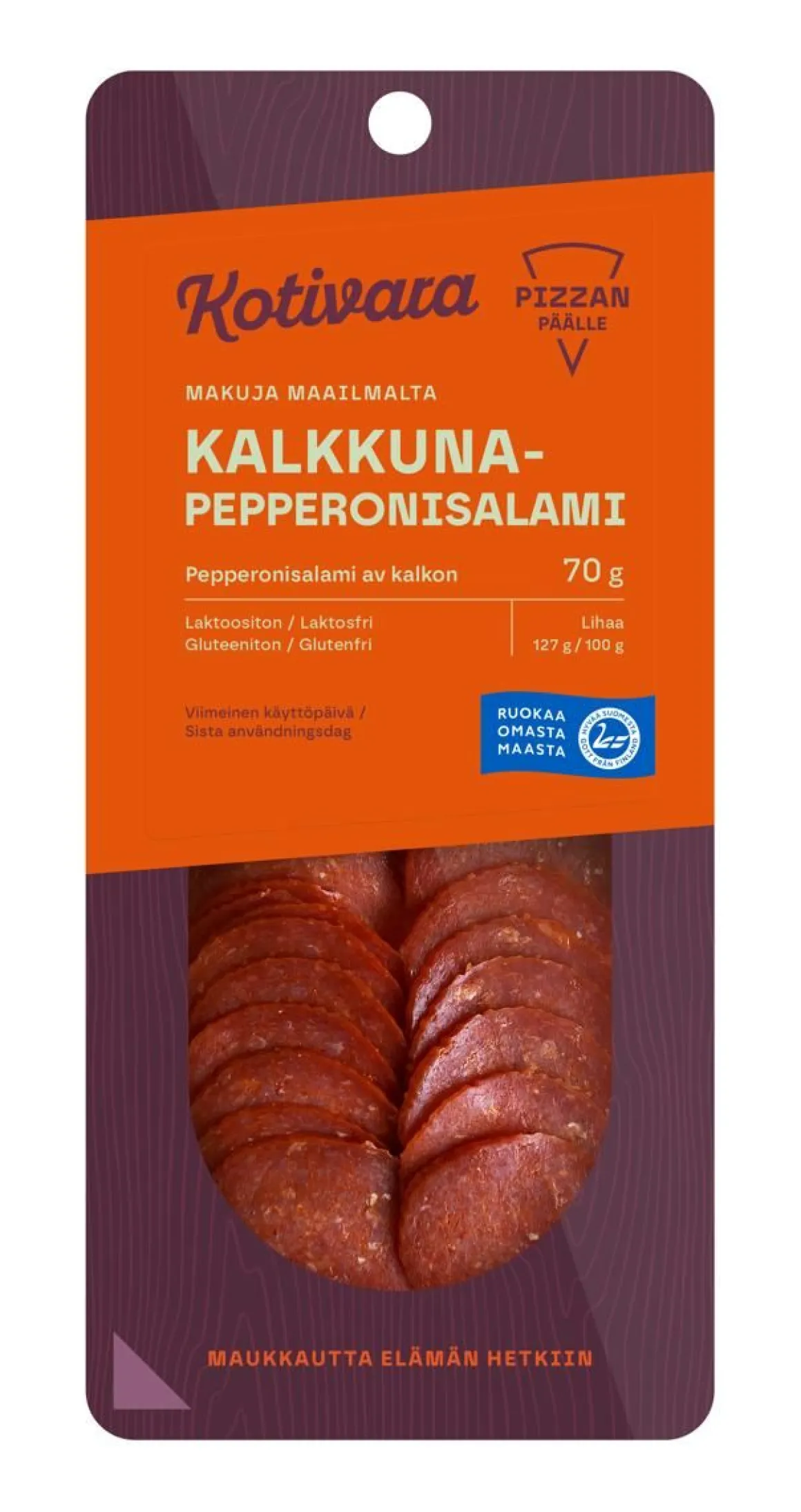 KOTIVARA KALKKUNAPEPPERONISALAMI 70 G