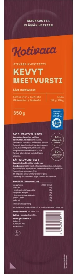 KOTIVARA KEVYT MEETVURSTI  350 G