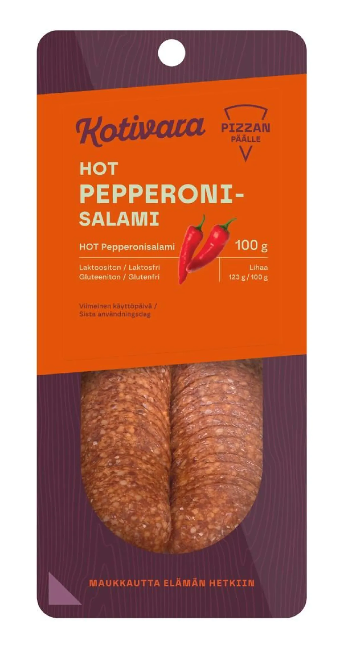 KOTIVARA HOT PEPPERONISALAMI 100 G