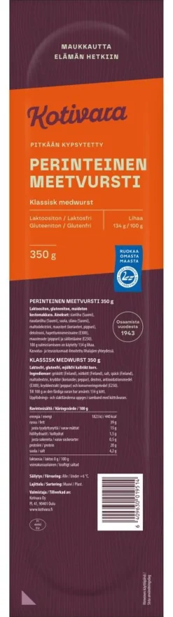 KOTIVARA PERINTEINEN MEETVURSTI 350 G