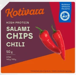 KOTIVARA SALAMI CHIPS CHILI  50 G