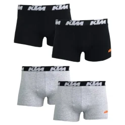 KTM M BOKSERIT 2-PACK, MUSTA JA HARMAA M-2XL