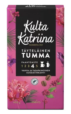 KULTA KATRIINA TÄYTELÄINEN TUMMA SUODATINJAUHATUS 450 G
