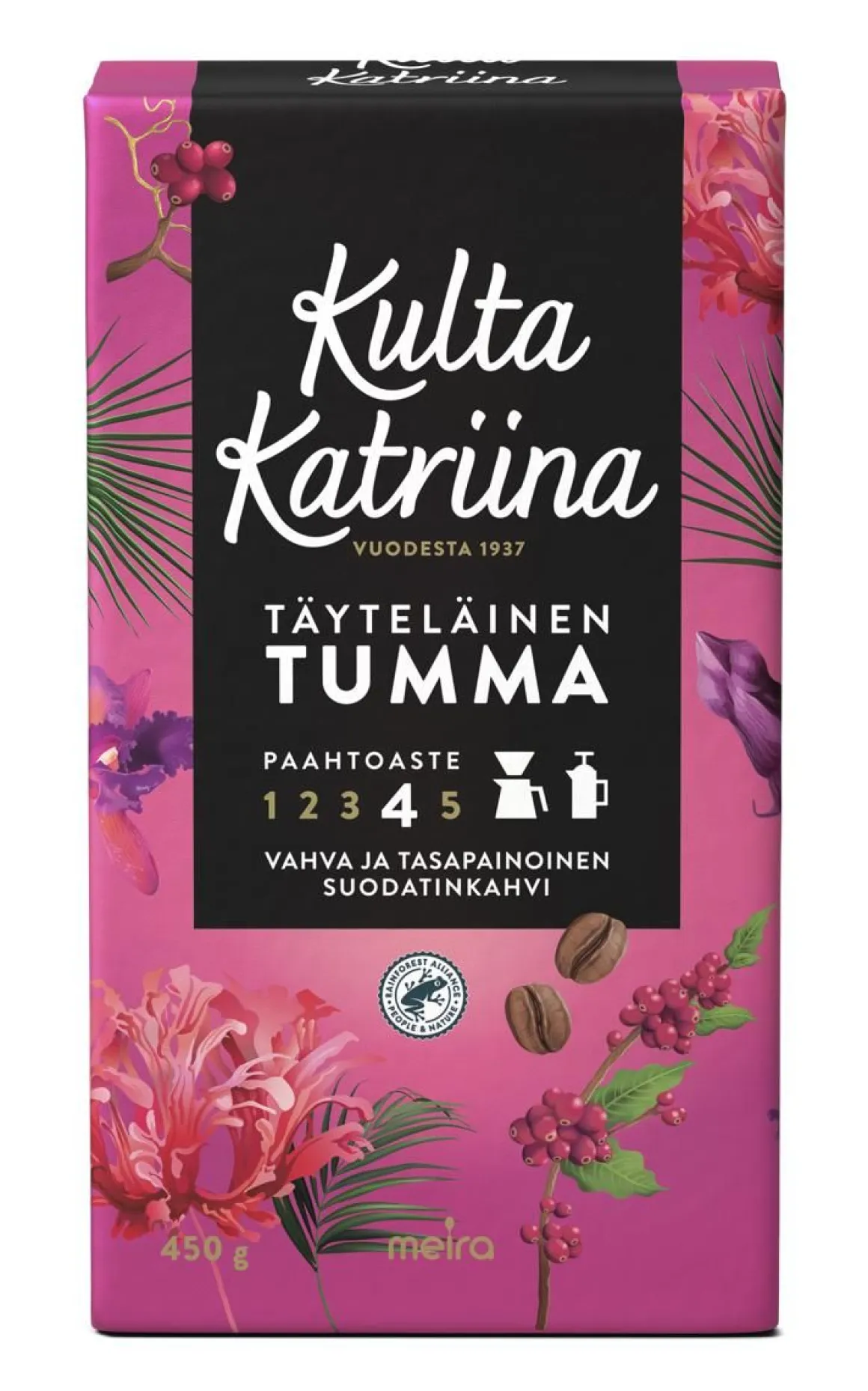 KULTA KATRIINA TÄYTELÄINEN TUMMA SUODATINJAUHATUS 450 G