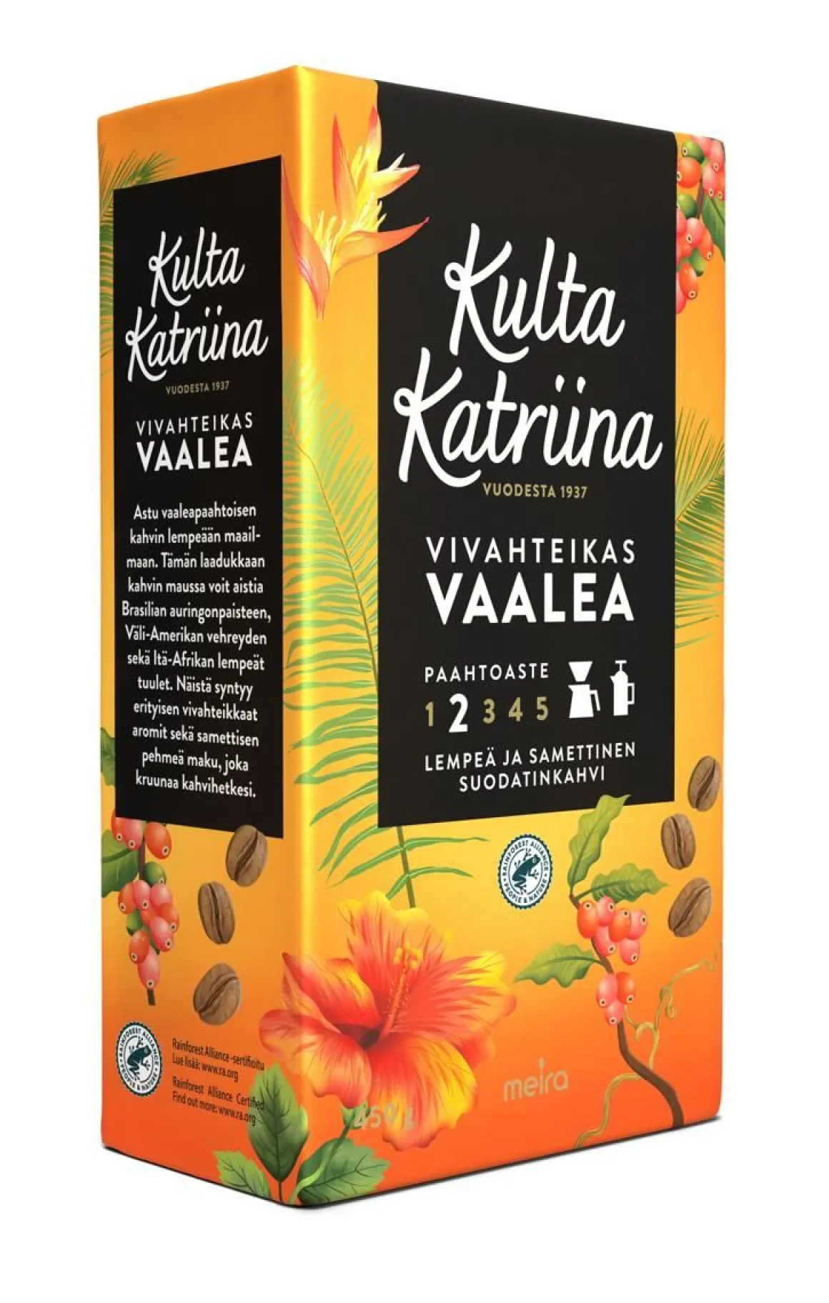 KULTA KATRIINA VIVAHTEIKAS VAALEA SUODATINJAUHATUS 450 G