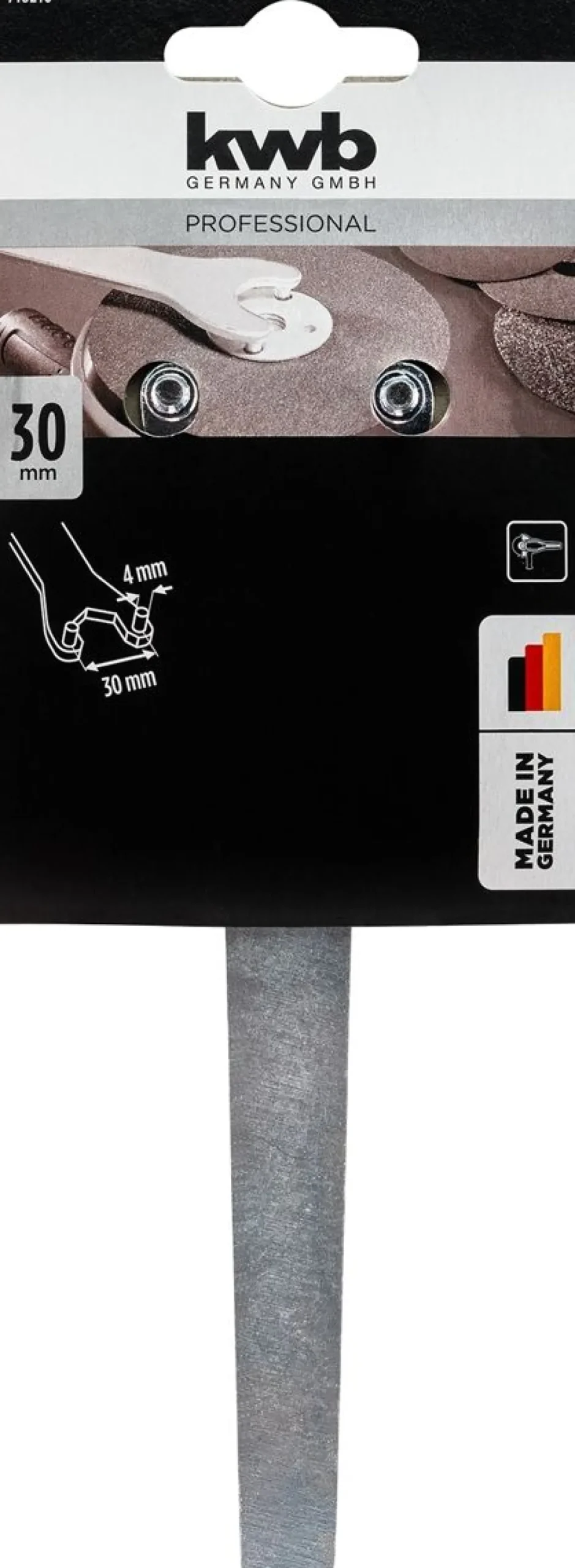 KWB KULMAHIOMAKONEEN AVAIN SUORA 4X30 MM
