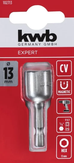 KWB KUUSIOHYLSYAVAIN 13MM MAGNEETILLA E6.3