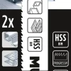 KWB PUUKKOSAHANTERÄ METALLILLE 2 KPL 130 MM