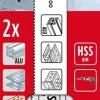 KWB PUUKKOSAHANTERÄ METALLILLE 2 KPL 152 MM