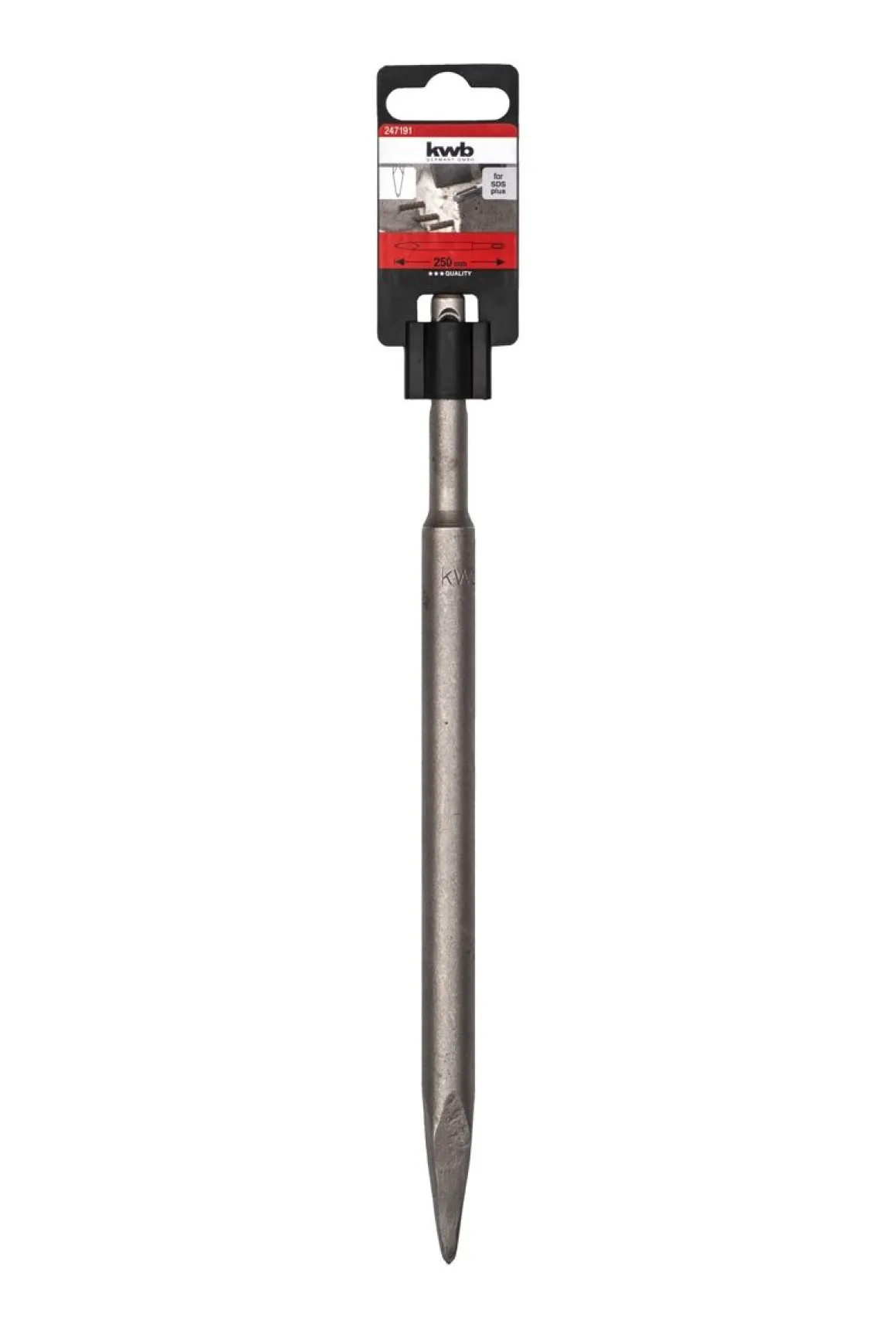 KWB SDS PLUS PIIKKITALTTA 250 MM