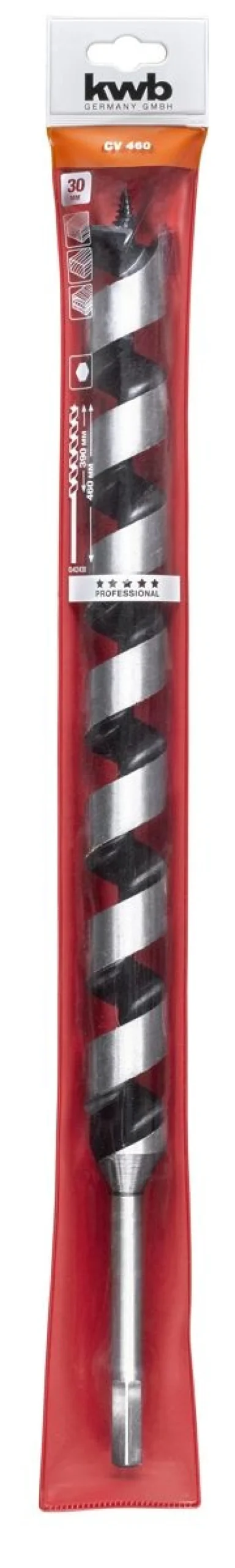 KWB SPIRAALIPORANTERÄ 30X460 MM