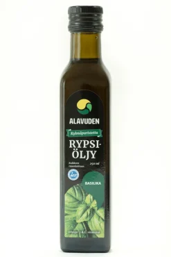 KYLMÄPURISTETTU RYPSIÖLJY BASILIKA 250 ML