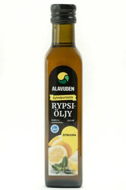 KYLMÄPURISTETTU RYPSIÖLJY SITRUUNA 250 ML