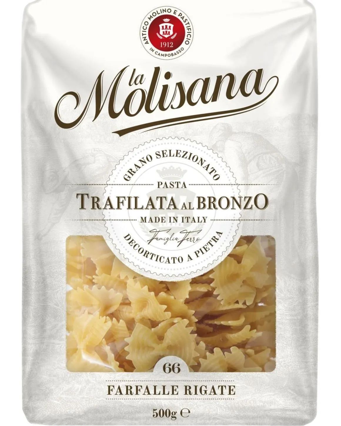LA MOLISANA FARFALLE RIGATE N 66 500 G
