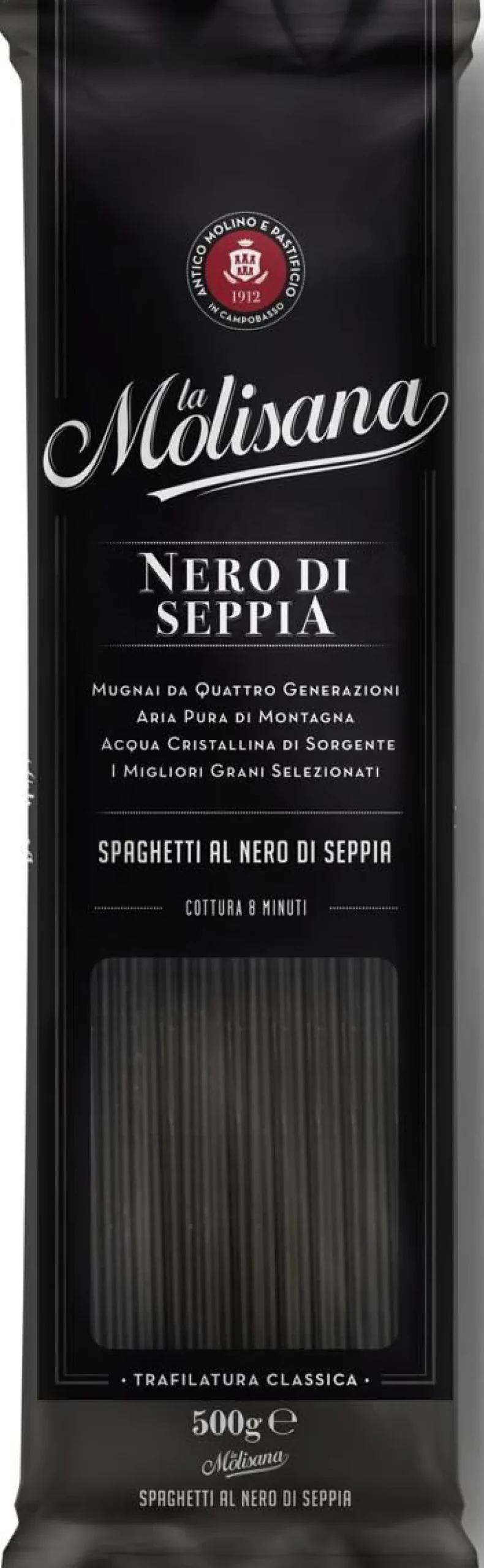 LA MOLISANA SPAGHETTI AL NERO SEPPIA 500 G