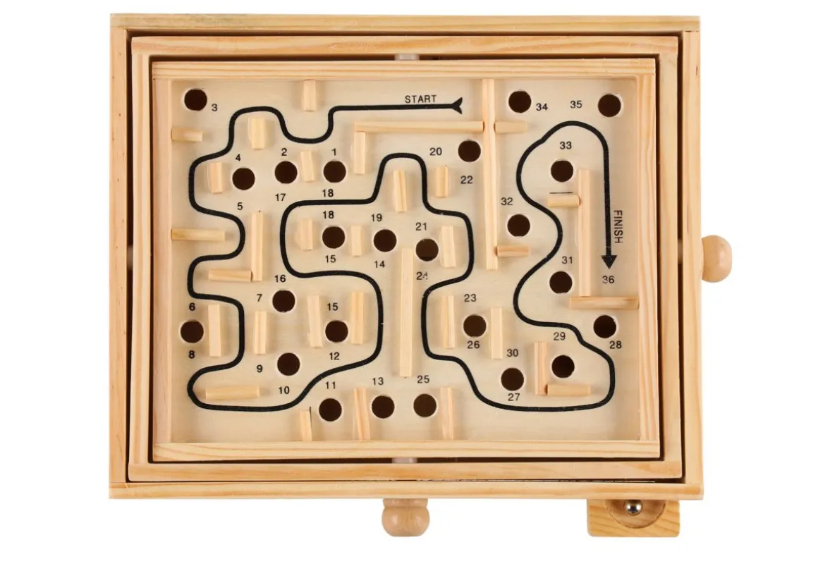 LABYRINTTI PELI PUINEN