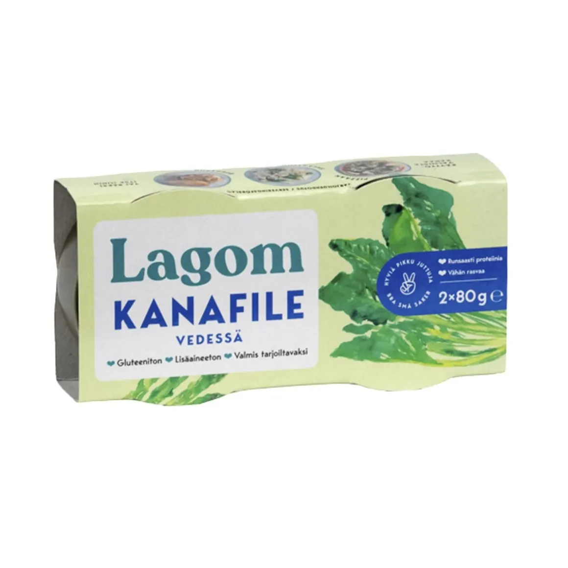 LAGOM KANAFILE VEDESSÄ 2X80/52G 104 G