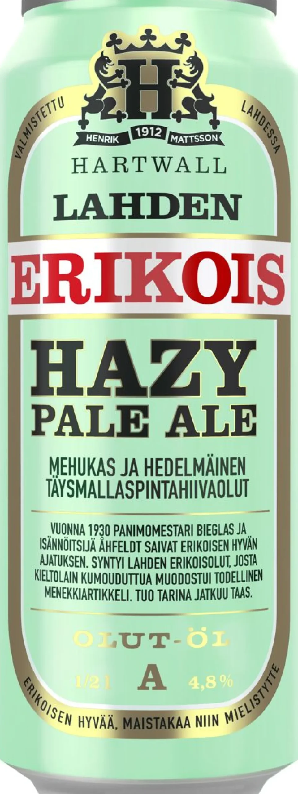 LAHDEN ERIKOIS HAZY PALE ALE 4,8% TLK 500 ML
