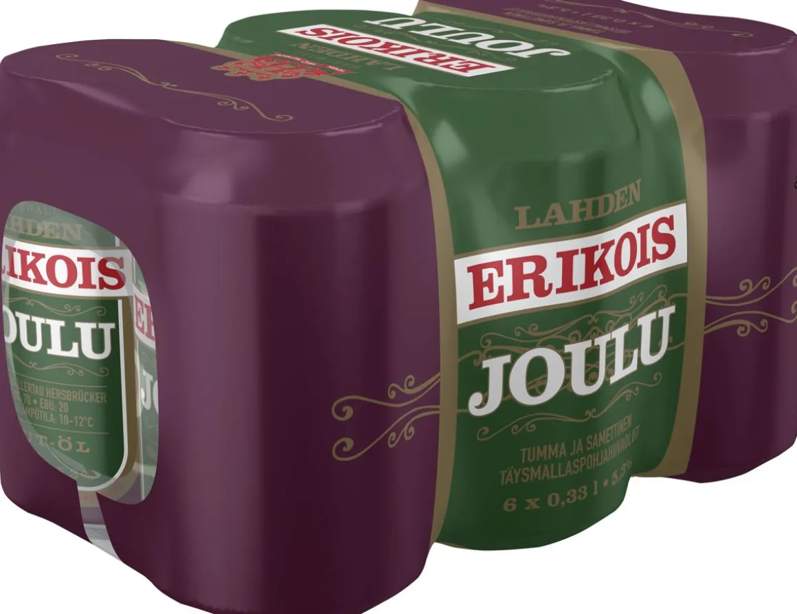 LAHDEN ERIKOIS 5,3% JOULU 0,33 TLK 6-PACK 1,98 L