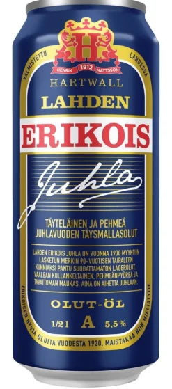LAHDEN ERIKOIS JUHLAOLUT 5,5% TLK 500 ML